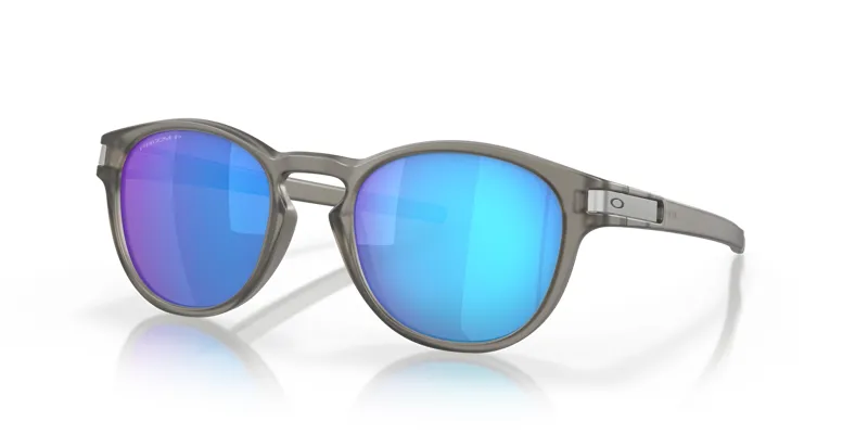 Oakley Latch Sunglasses in Matte Grey Ink/Prizm Sapphr Irid Polar
