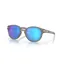 Oakley Latch Sunglasses in Matte Grey Ink/Prizm Sapphr Irid Polar