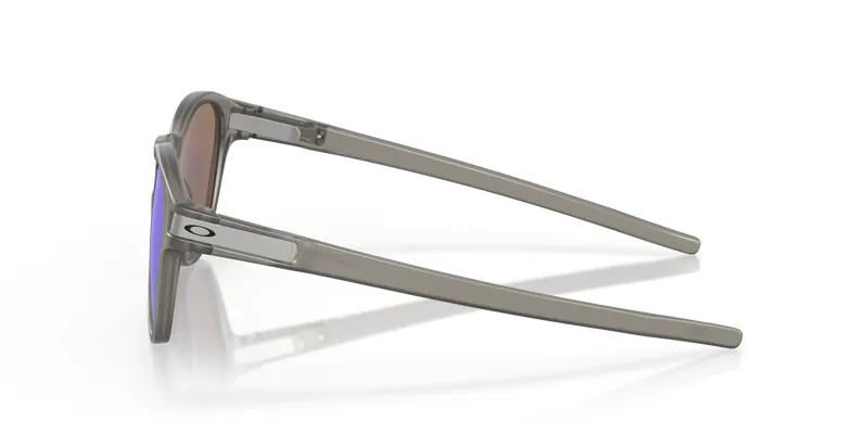 Oakley Latch Sunglasses in Matte Grey Ink/Prizm Sapphr Irid Polar-2