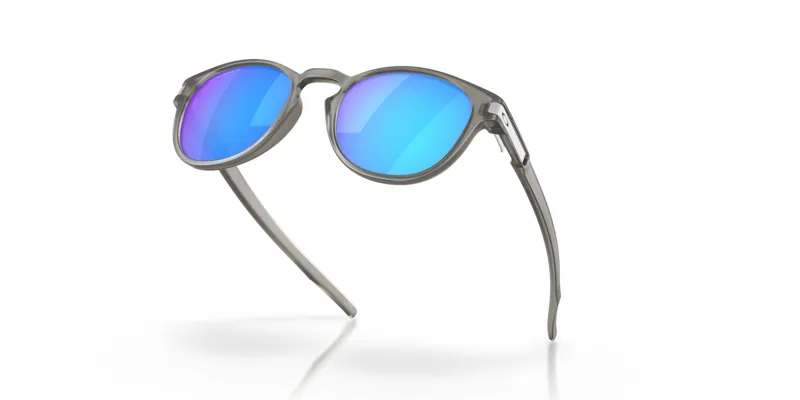 Oakley Latch Sunglasses in Matte Grey Ink/Prizm Sapphr Irid Polar-3