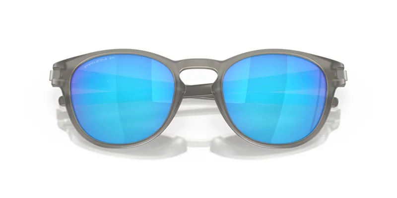 Oakley Latch Sunglasses in Matte Grey Ink/Prizm Sapphr Irid Polar-4