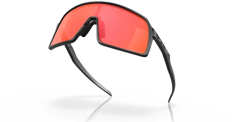 Oakley Sutro Sunglasses in Matte Black/Prizm Trail Torch-2