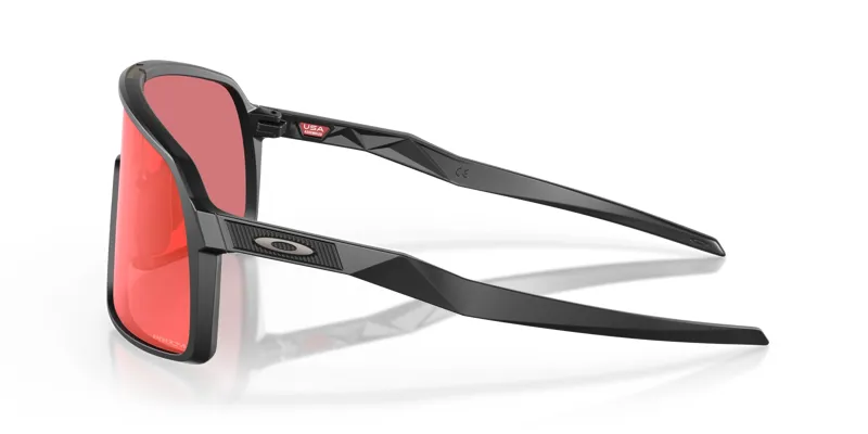 Oakley Sutro Sunglasses in Matte Black/Prizm Trail Torch-3