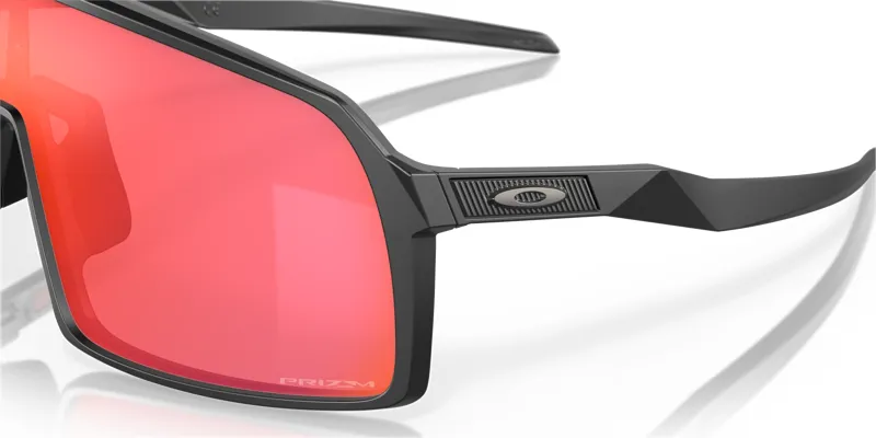 Oakley Sutro Sunglasses in Matte Black/Prizm Trail Torch-5
