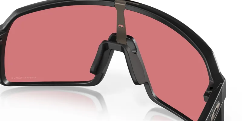 Oakley Sutro Sunglasses in Matte Black/Prizm Trail Torch-6