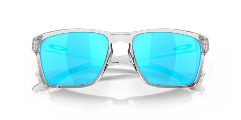 Oakley Sylas Sunglasses in Polished Clear/Prizm Sapphire-3