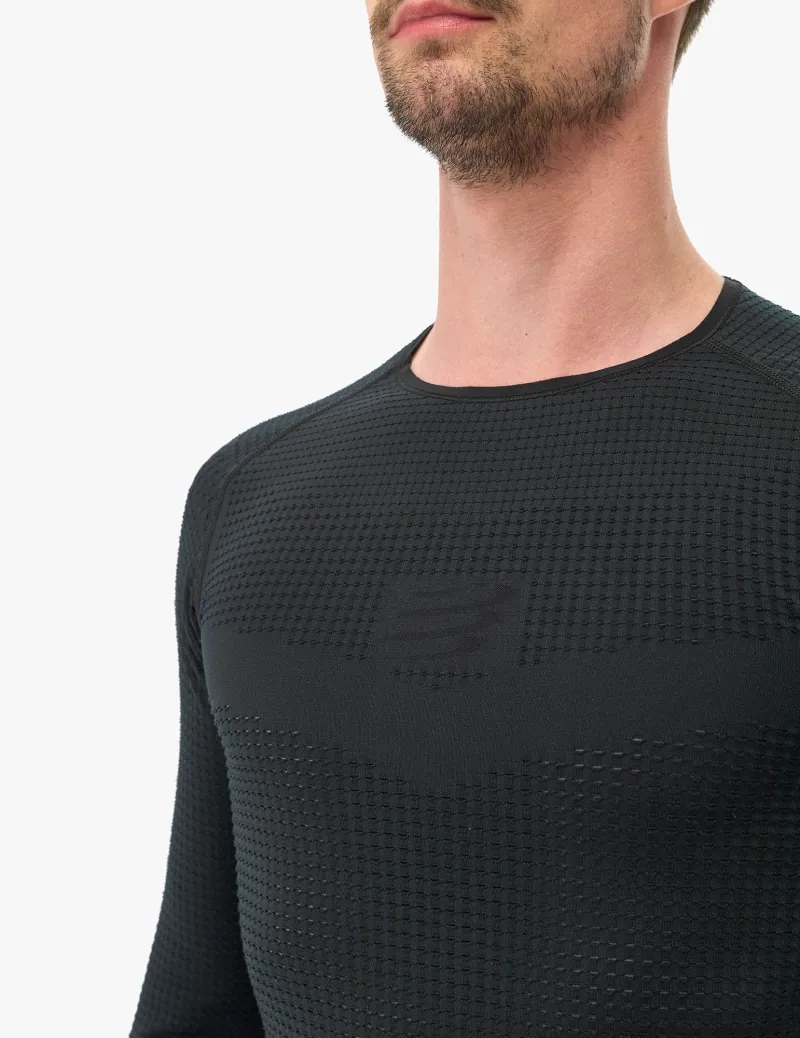 CompresSport On/Off Base Layer Long Sleeve Top Mens in Black-2