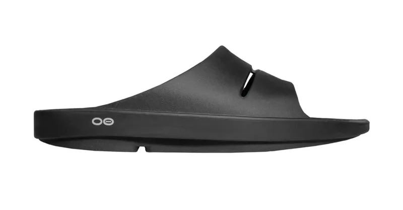 Oofos Ooahh Slide Sandal in Black-1