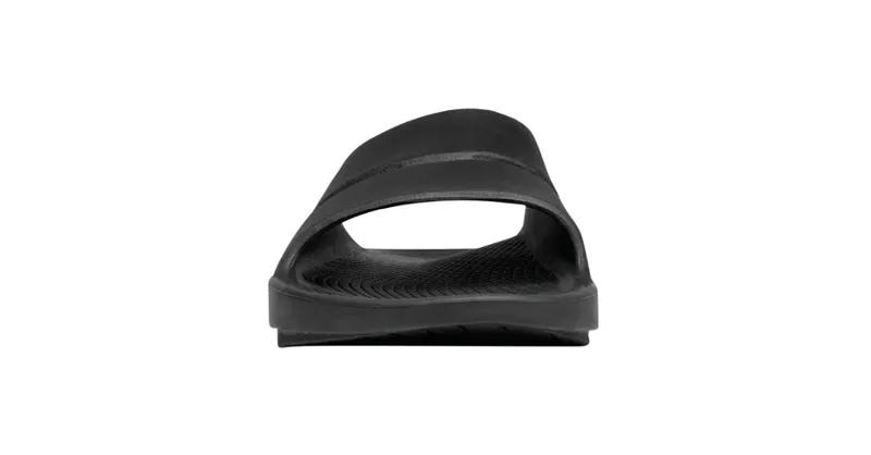Oofos Ooahh Slide Sandal in Black-5