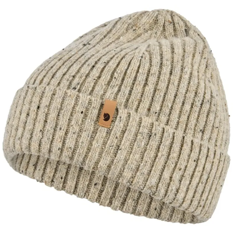 Fjallraven Ovik Neps Beanie Unisex in Light Beige