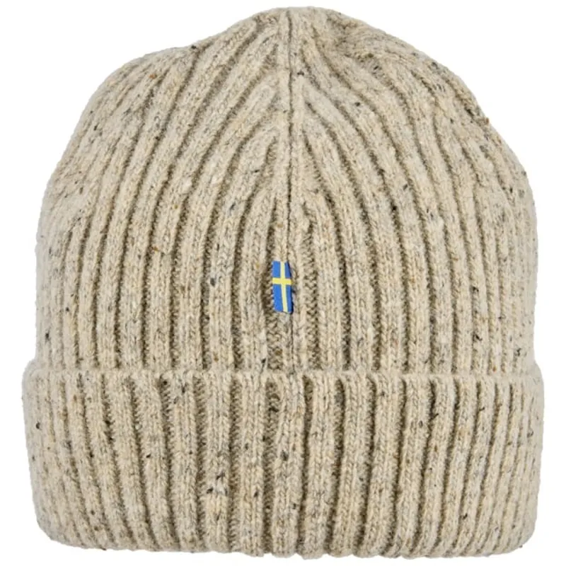 Fjallraven Ovik Neps Beanie Unisex in Light Beige-2