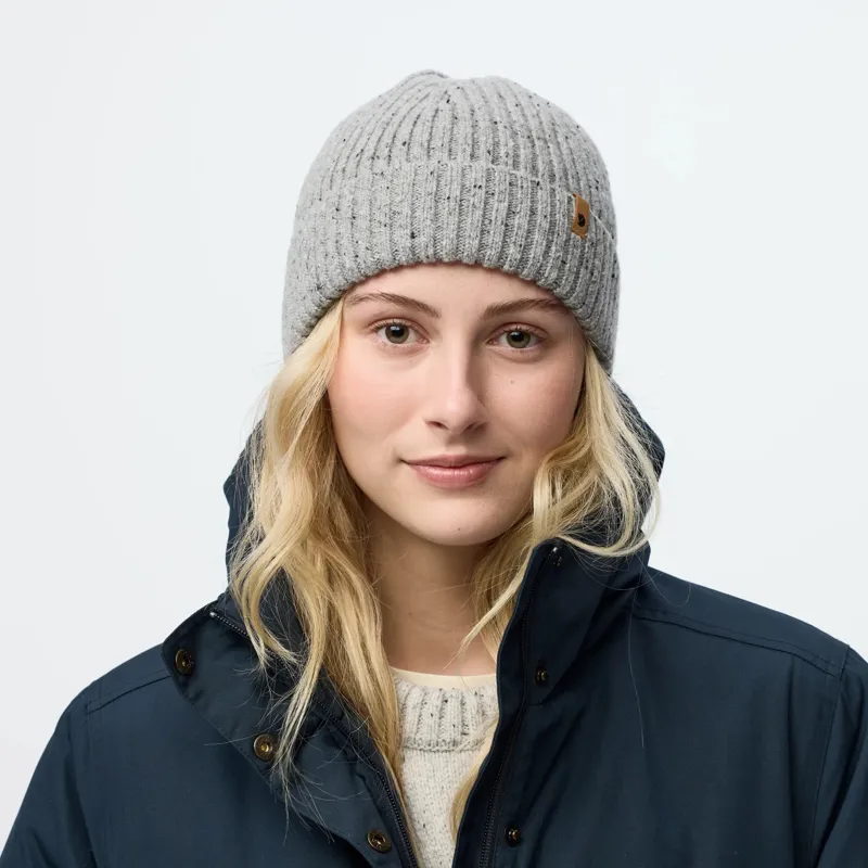 Fjallraven Ovik Neps Beanie Unisex in Grey-3