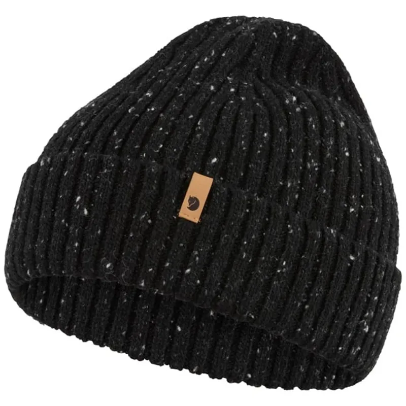 Fjallraven Ovik Neps Beanie Unisex in Black