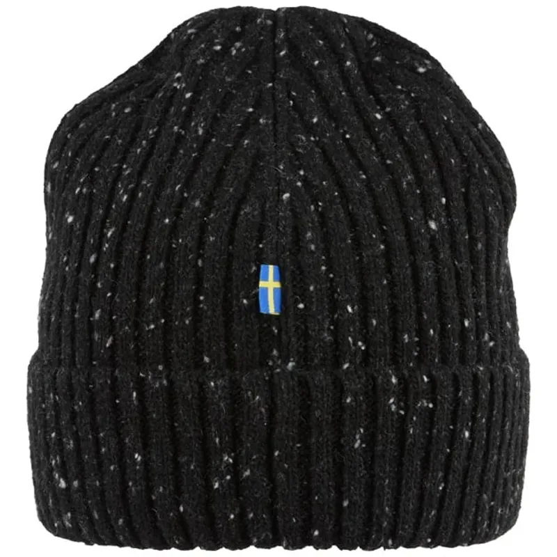 Fjallraven Ovik Neps Beanie Unisex in Black-2