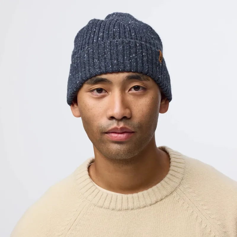 Fjallraven Ovik Neps Beanie Unisex in Light Beige-3