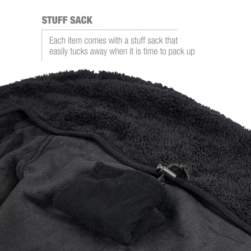 Helinox Fleece Bloncho in Black-3
