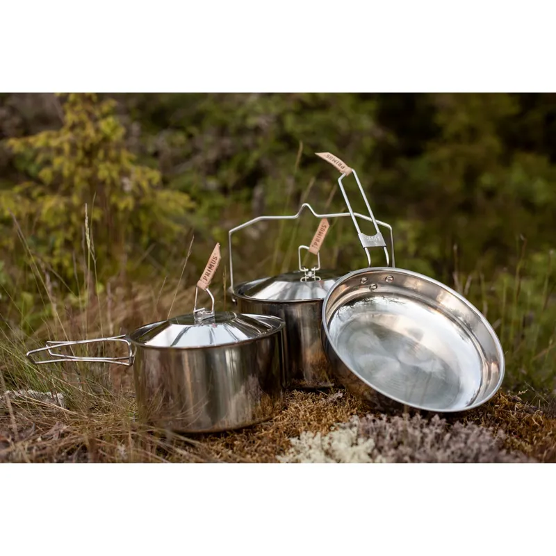 Primus CampFire Cookset Stainless Steel Small-2
