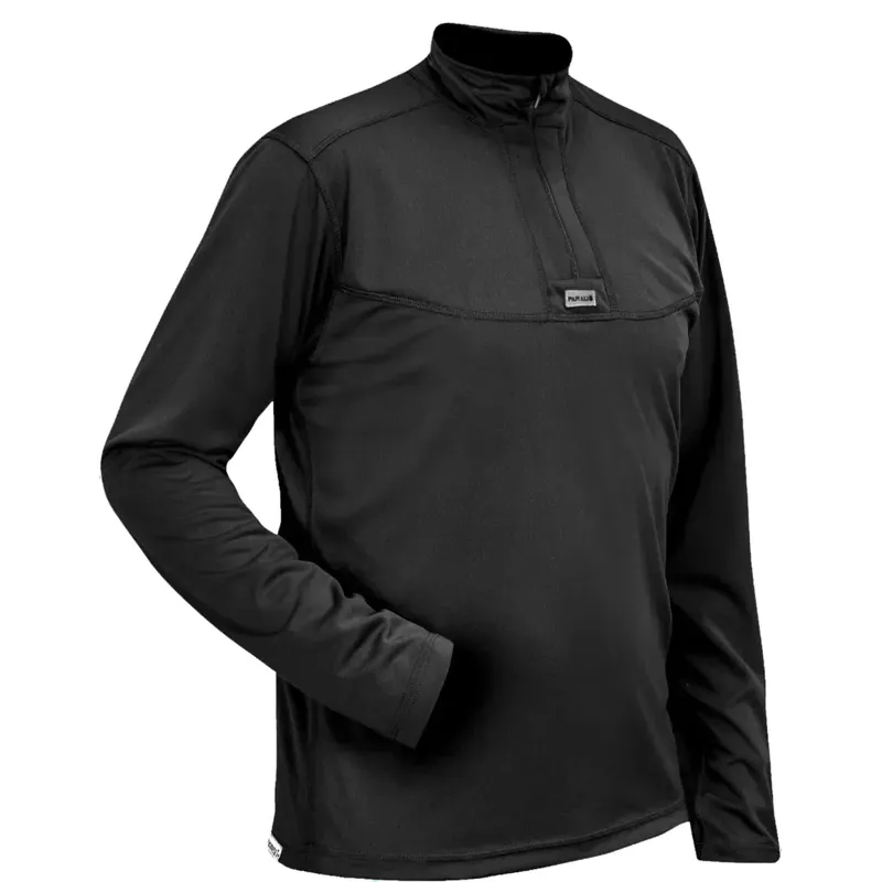 Paramo Cambia Long Sleeve Zip Neck Mens in Black-1