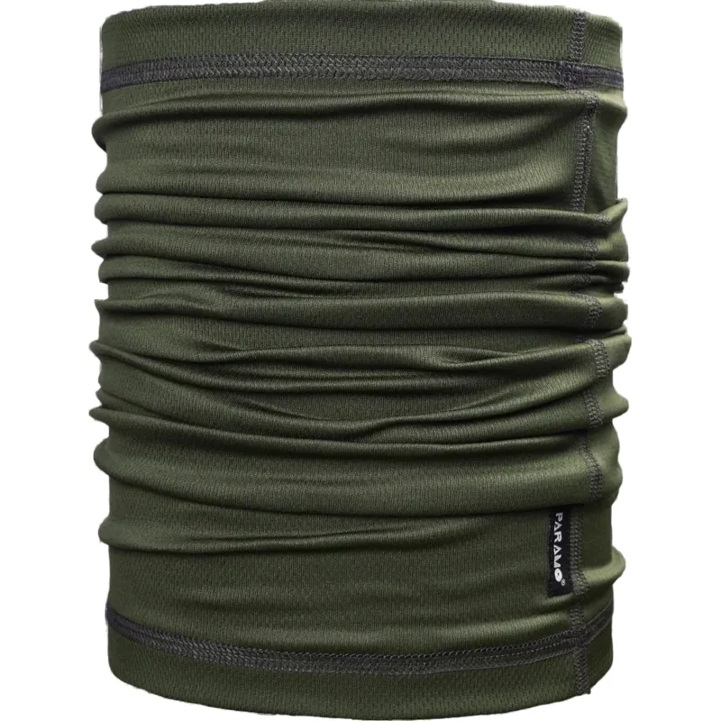 Paramo Cambia Neck Tube in Moss/Rock Stitching