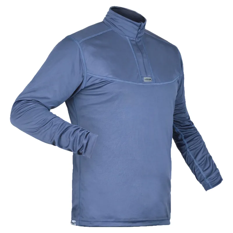 Paramo Cambia Zip Neck Mens in Indigo-1