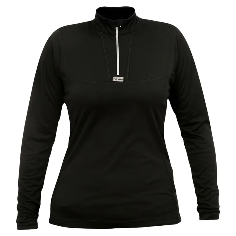 Paramo Cambia Zip Neck Top Womens in Black