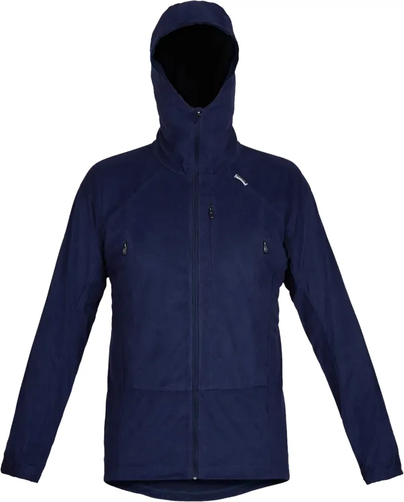 Paramo Enduro Fleece Hoodie Mens in Midnight Marl Midnight Zips-3