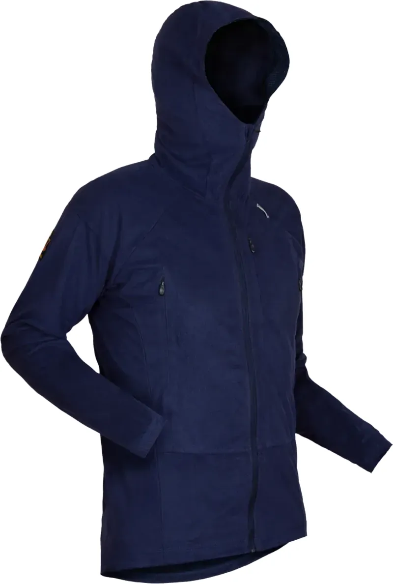 Paramo Enduro Fleece Hoodie Mens in Midnight Marl Midnight Zips-5