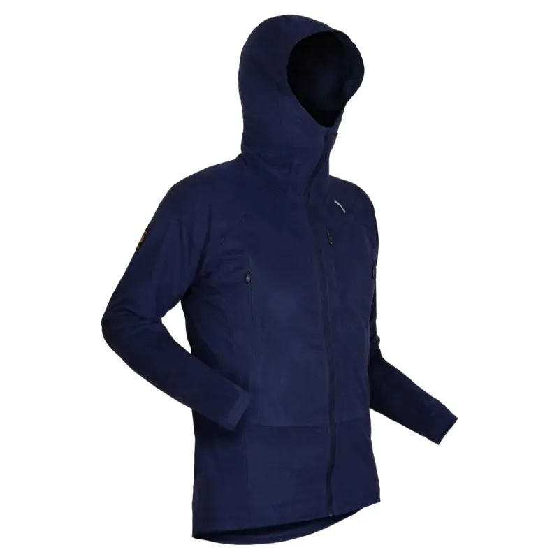 Paramo Enduro Fleece Hoodie Mens in Midnight Marl Midnight Zips-1