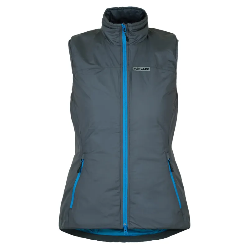 Paramo Torres Medio Gilet Womens in Rock Grey