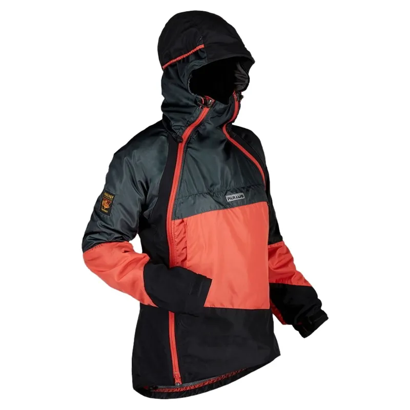 Paramo Velez Evolution Hybrid Smock Womens Hot Coral/Steel/Black-2