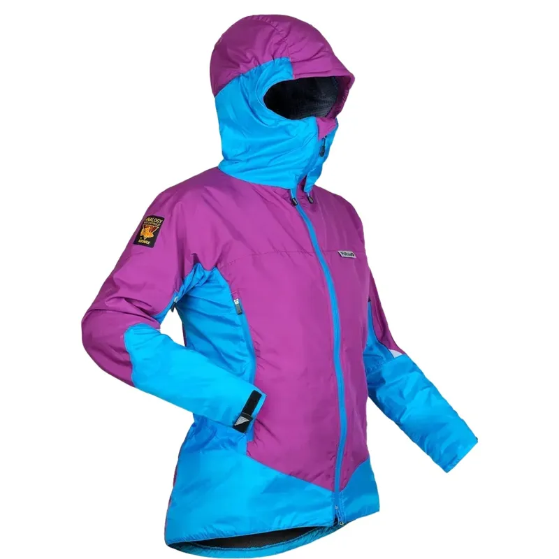 Paramo Velez Jacket Womens in Foxglove/Neon Blue-1