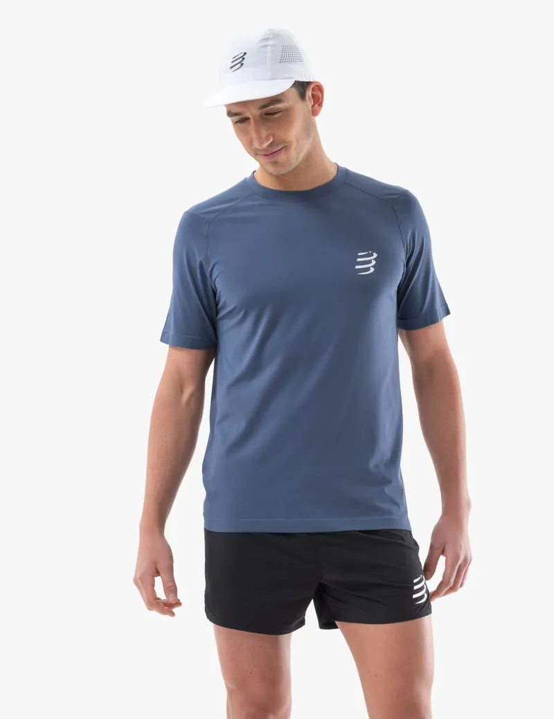 CompresSport Performance Short Sleeve T-Shirt Mens in Indigo