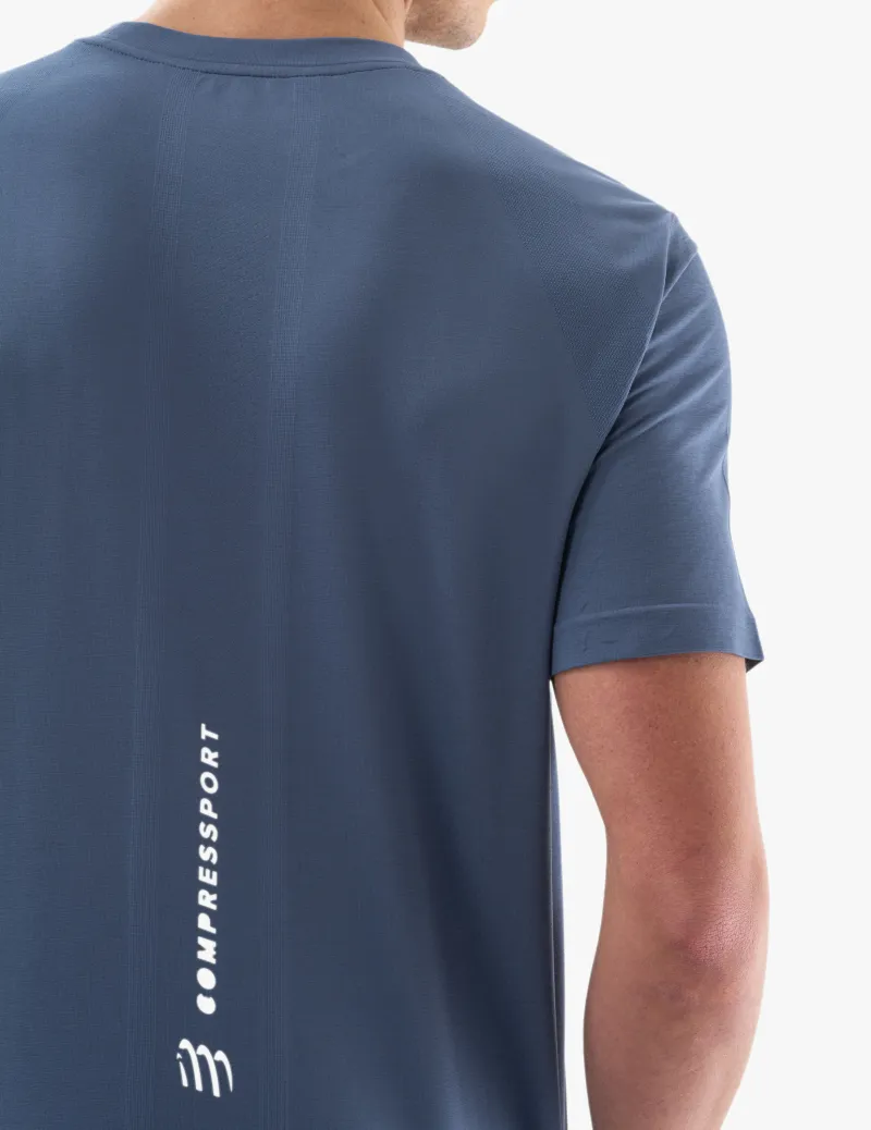 CompresSport Performance Short Sleeve T-Shirt Mens in Indigo-3