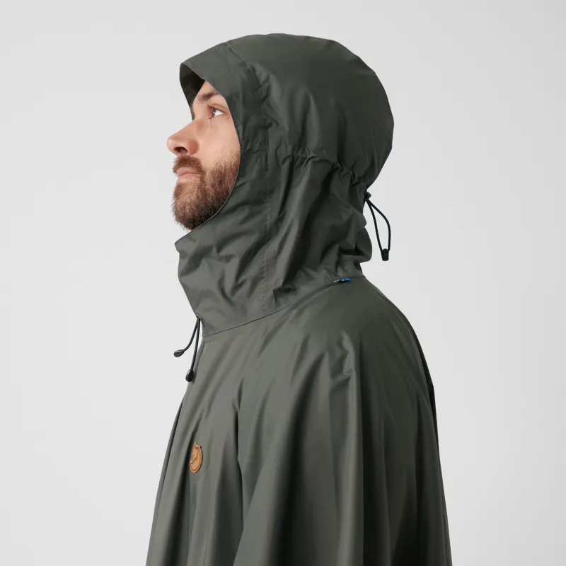 Fjallraven Poncho Unisex in Safety Orange-4