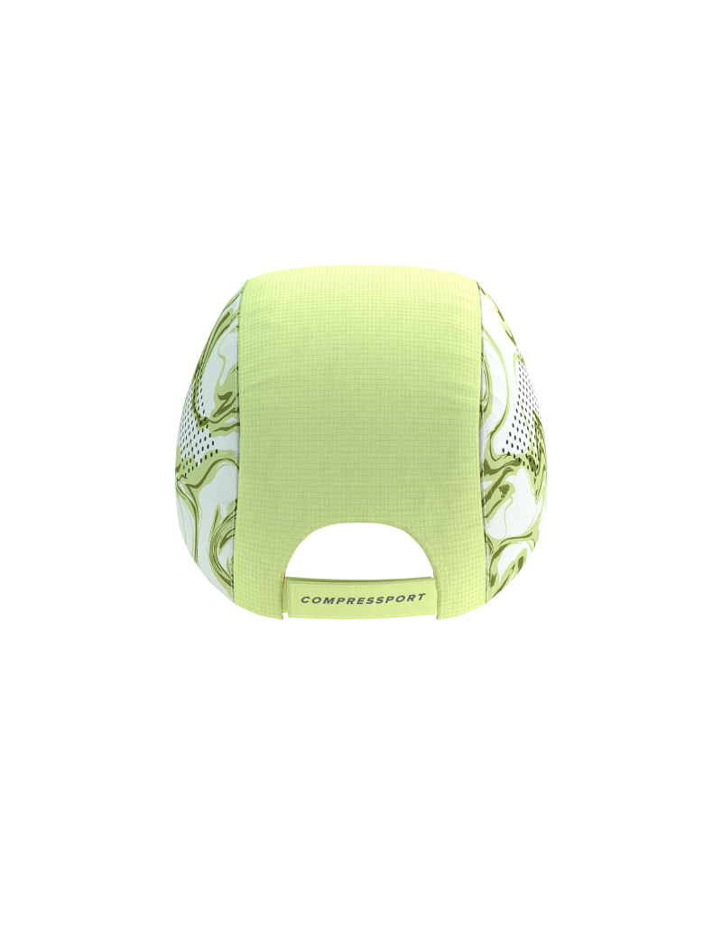CompresSport Pro Racing Cap in Green Camo/Fluo Red-3