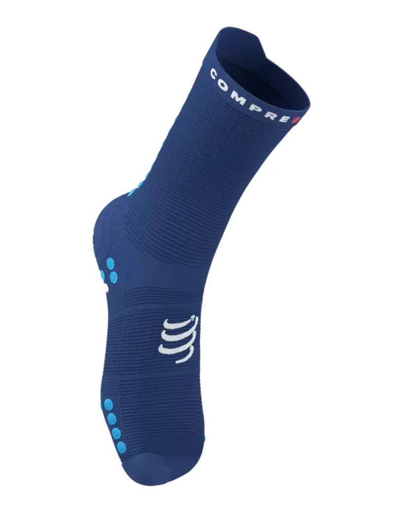 Compressport Pro Racing Socks v4.0 Trail in Sodalite/Fluo Blue-1