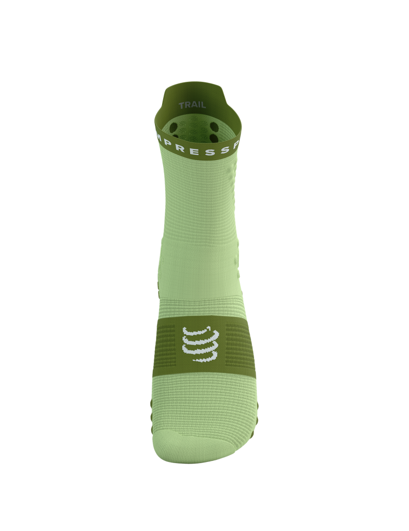 Compressport Pro Racing Socks v4.0 Trail in Shadow Lime/Woodbine-3