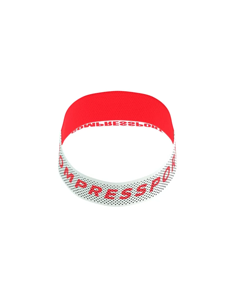 CompresSport Pro Racing Running Visor in Fluo Red-2