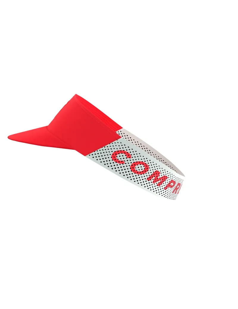 CompresSport Pro Racing Running Visor in Fluo Red-1
