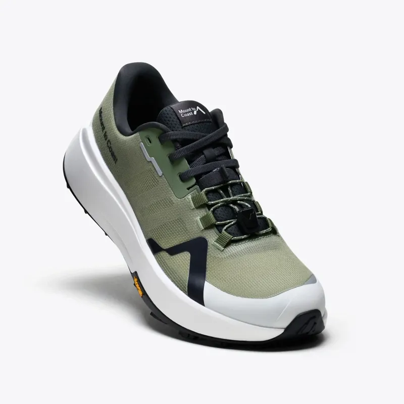 Mount To Coast M1 Trail Running Shoe Womens in Moss-3