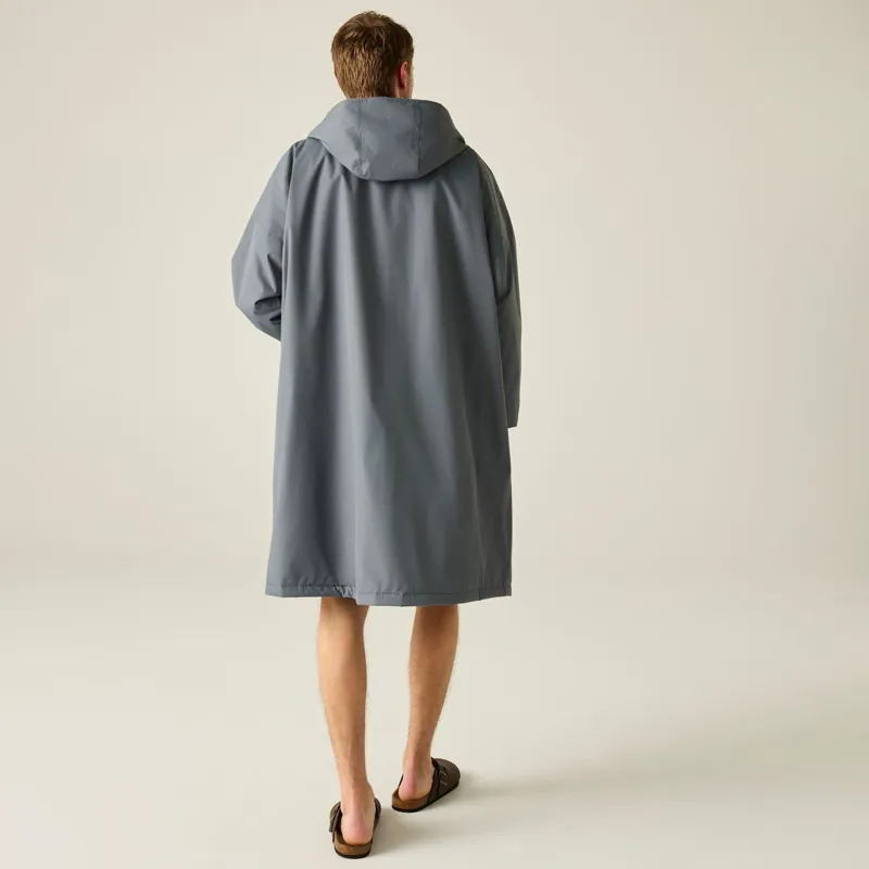 Regatta Waterproof Changing Robe Unisex in Dark Storm/Abstract Mount-6