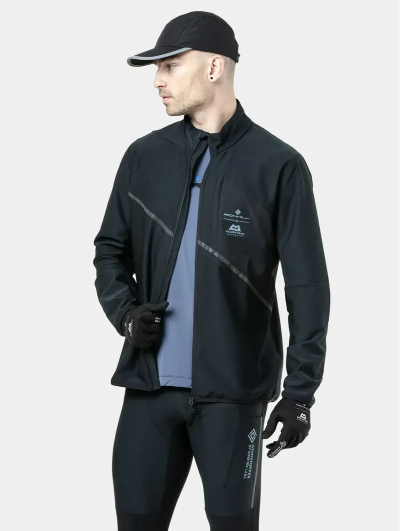 Ronhill Tech GORE-TEX Windstopper Jacket Mens in Black-4