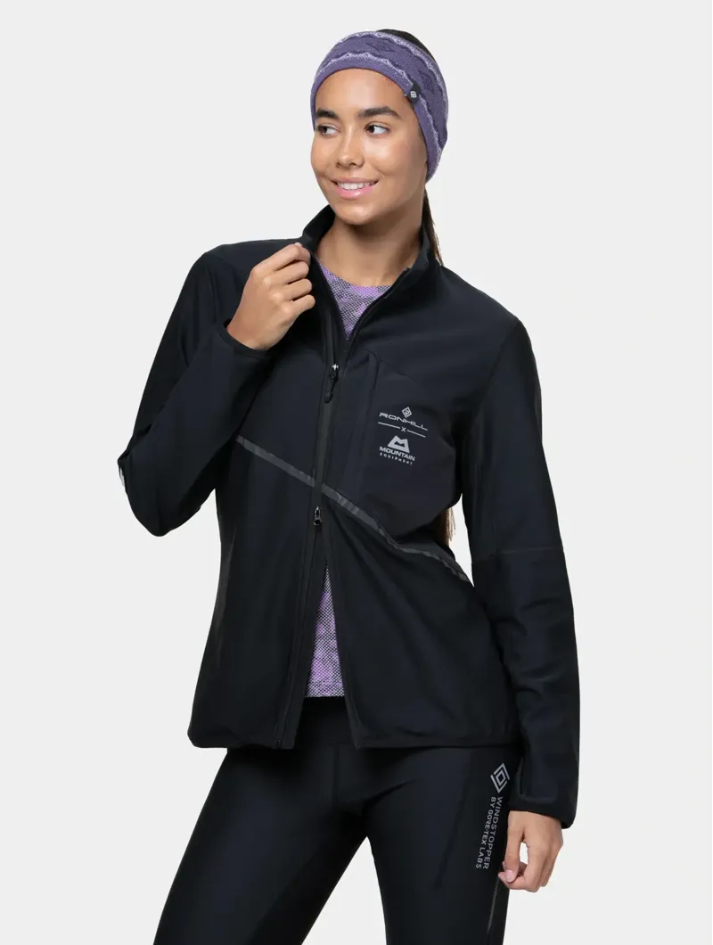 Ronhill Tech GORE-TEX Windstopper Jacket Womens in Black-12