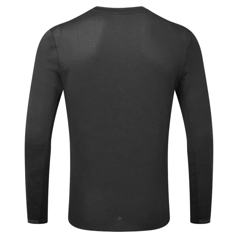 Ronhill Tech Reflect Lux Long Sleeve Tee Mens in Black/Reflect-1