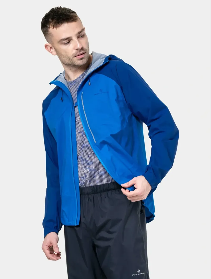 Ronhill Tech Storm Jacket Mens in Ocean/Electric Blue-8