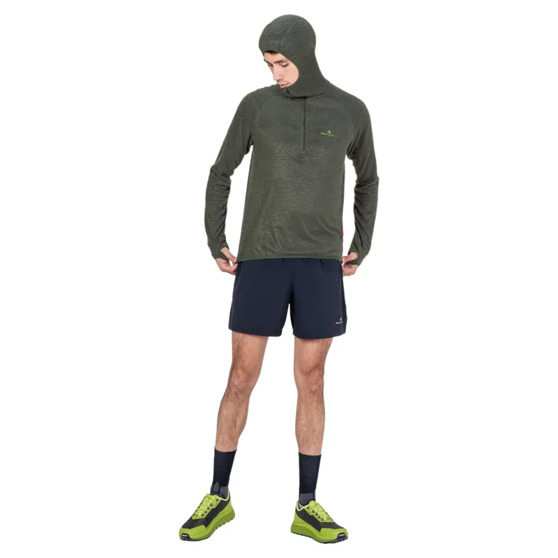 Ronhill Tech Winter Primaloft Hoodie Mens in Kelp/Zest-5