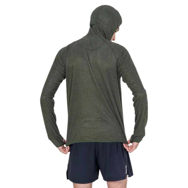 Ronhill Tech Winter Primaloft Hoodie Mens in Kelp/Zest-7