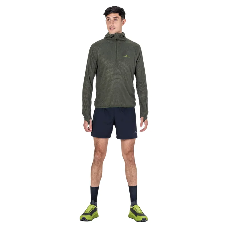 Ronhill Tech Winter Primaloft Hoodie Mens in Kelp/Zest-2