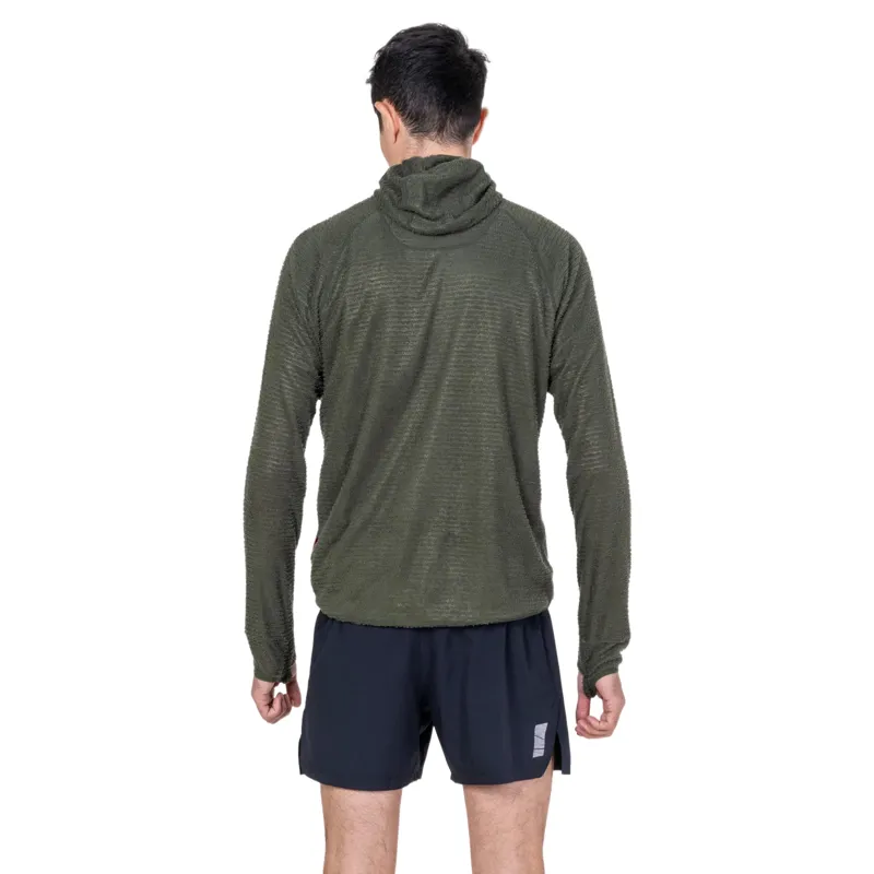 Ronhill Tech Winter Primaloft Hoodie Mens in Kelp/Zest-6
