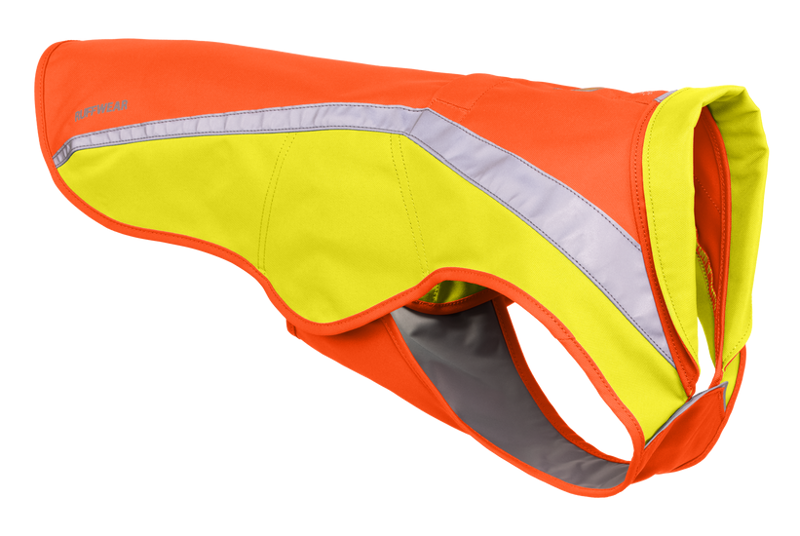 Ruffwear Lumenglow Hi-Vis Dog Vest in Blaze Orange